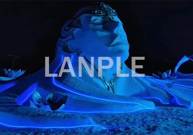 alpe d'huez​​  neon light